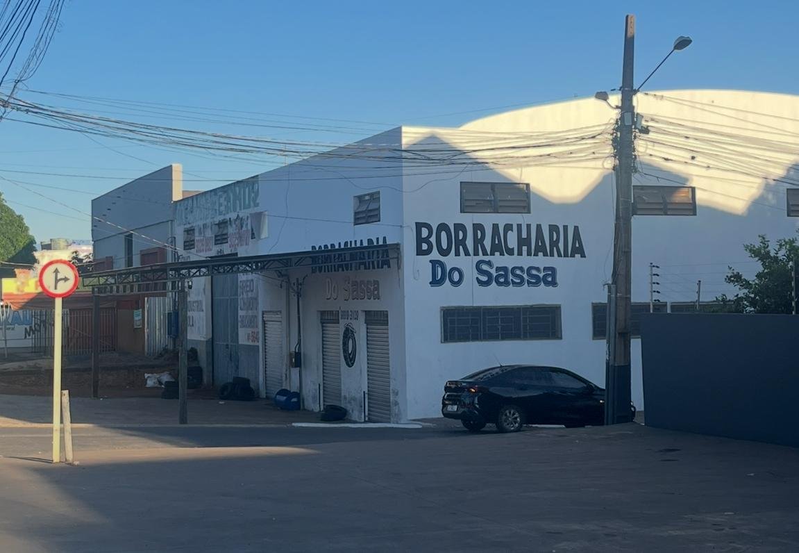 Fachada da Sassa Pneus — Borracharia Do Sassa, Av. Governador Júlio Campos, Várzea Grande/MT